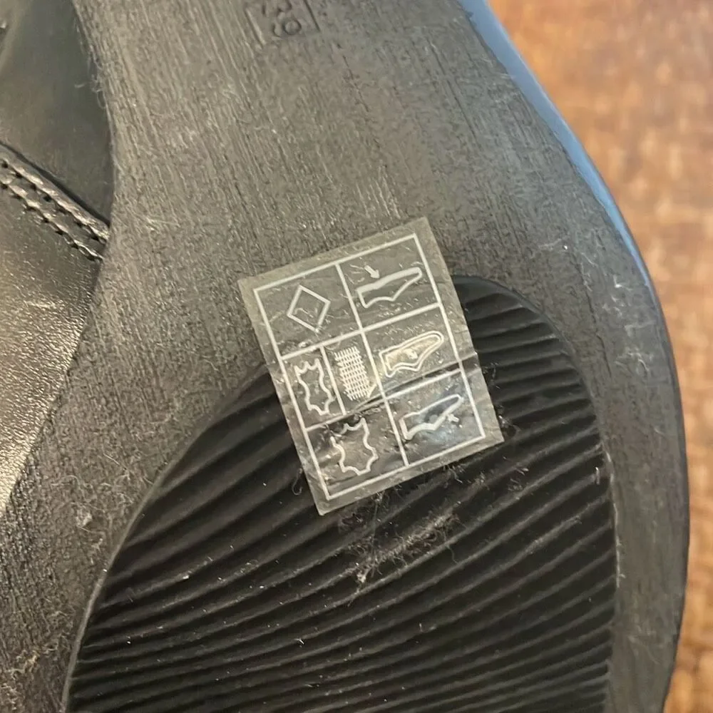 Ecco Black Ankle Boots - Picture 9 of 10